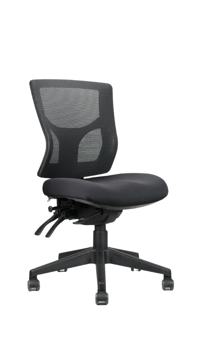 Milan Mesh Back Chair Black