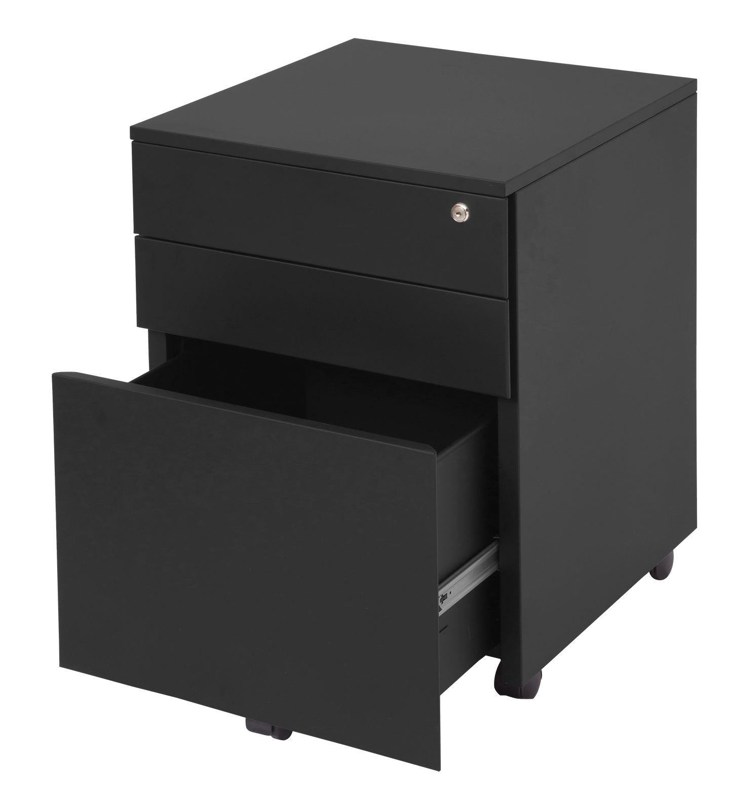 GO Mobile Pedestal 460W Metal Mobile Pedestal - Black