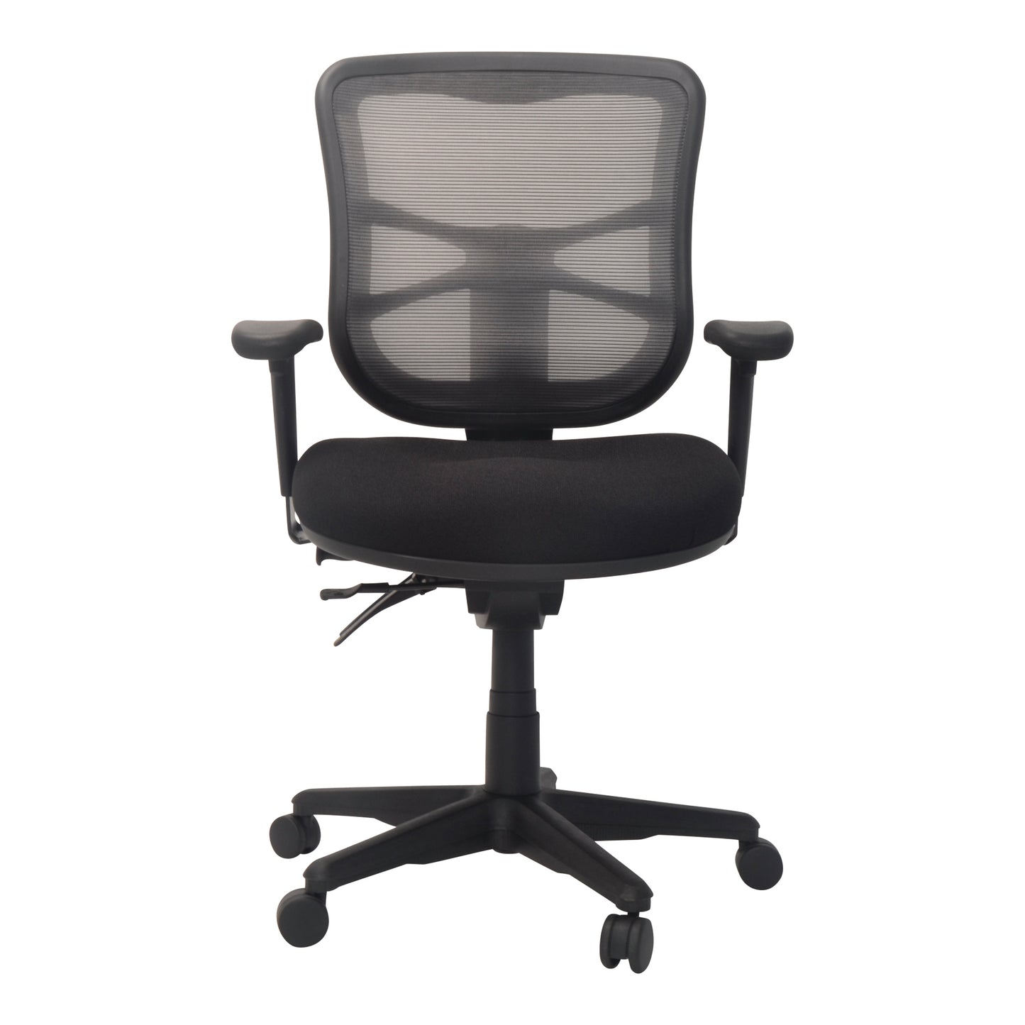 Buro Metro - nylon base & seat slide with arms black