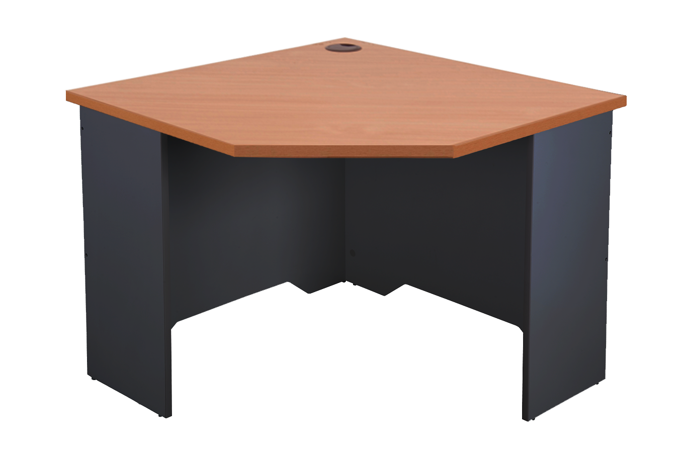 RAPID WORKER CORNER WORKSTATIONS COMPONENTS Corner Workstation Central Module 900mm x 900mm x 600mm D x 730mm H CHERRY/IRONSTONE