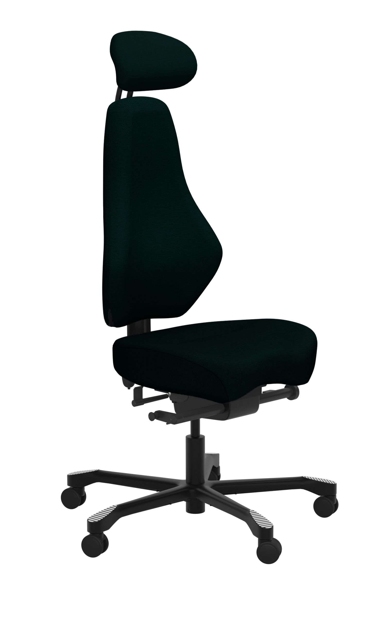 DAL VIETO-SPINE SYNCHRO WITH HEADREST NO ARMS in Mozart Black