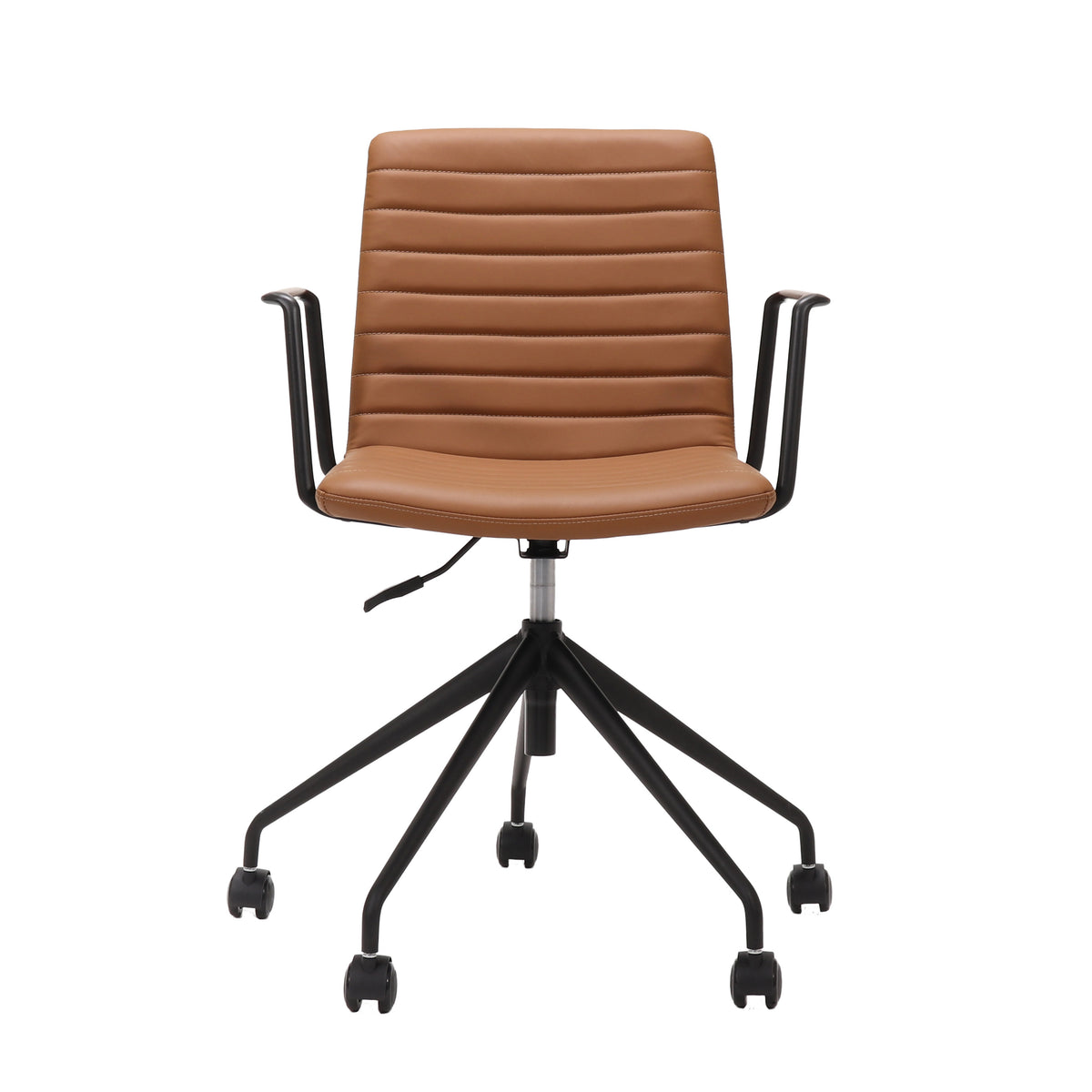 Pixel Swivel 5 Star Base Chair With Arms Pixel 5 Star Chair With Arms - Amber/Bla