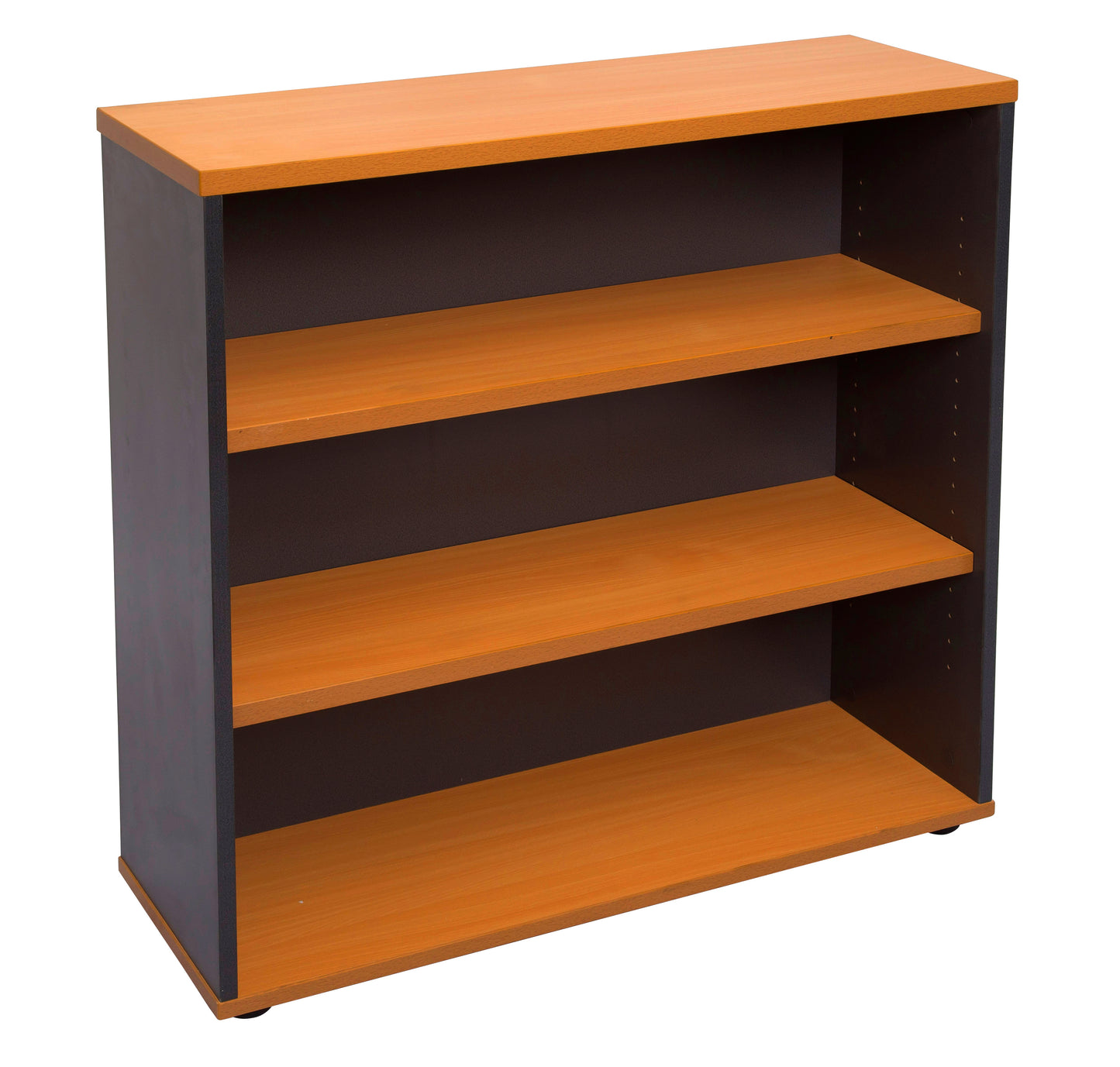 Rapid Worker Bookcase 900mm H Bookcase - Cherry / Ironstone