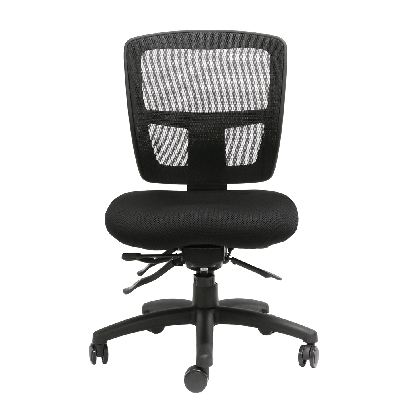 RAPID ERGO TASK Promesh Heavy Duty Chair - AFRDI & BIFMA Tested - Greenguard Approved BLACK