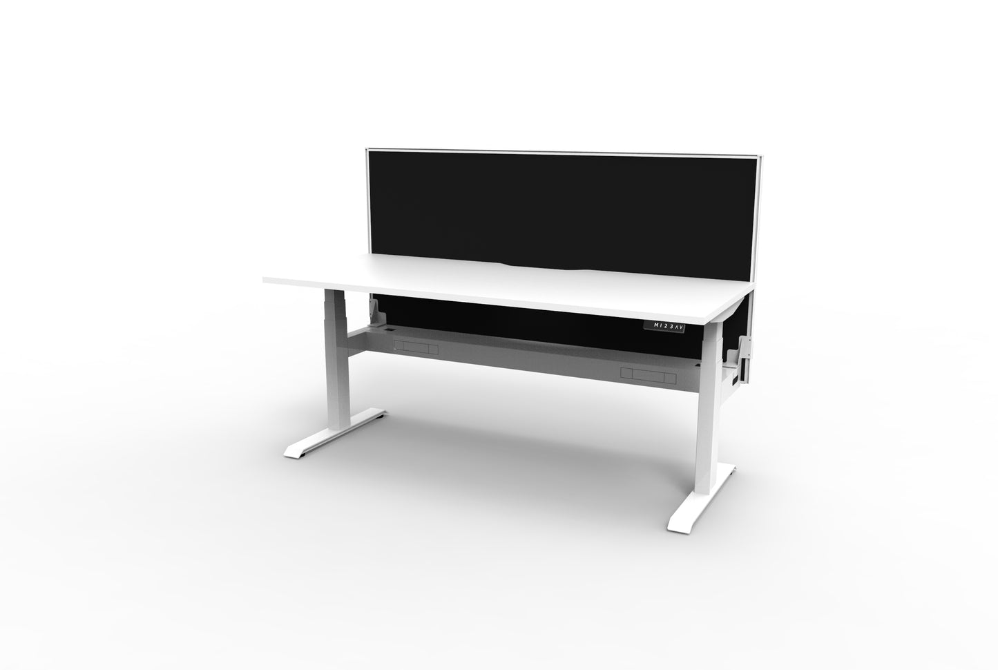 Boost+ Workstation with Screen and Cable Tray Boost Plus 1500W Single-Screen&CT- WB