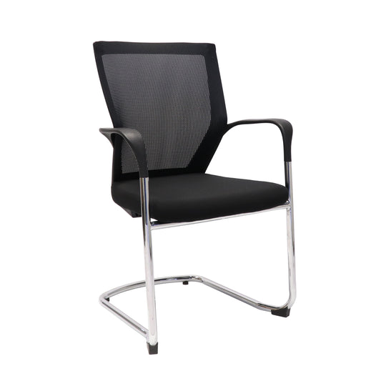 WMCC Visitor Chair Cantilever Chrome Frame Visitor Chair