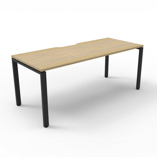 Deluxe Profile Leg Single Workstation 1800 x 750 Deluxe Prof 1P - NO/BL