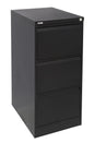 GO Steel Filing Cabinet GO 3 Drawer Filing Cabinet - Black