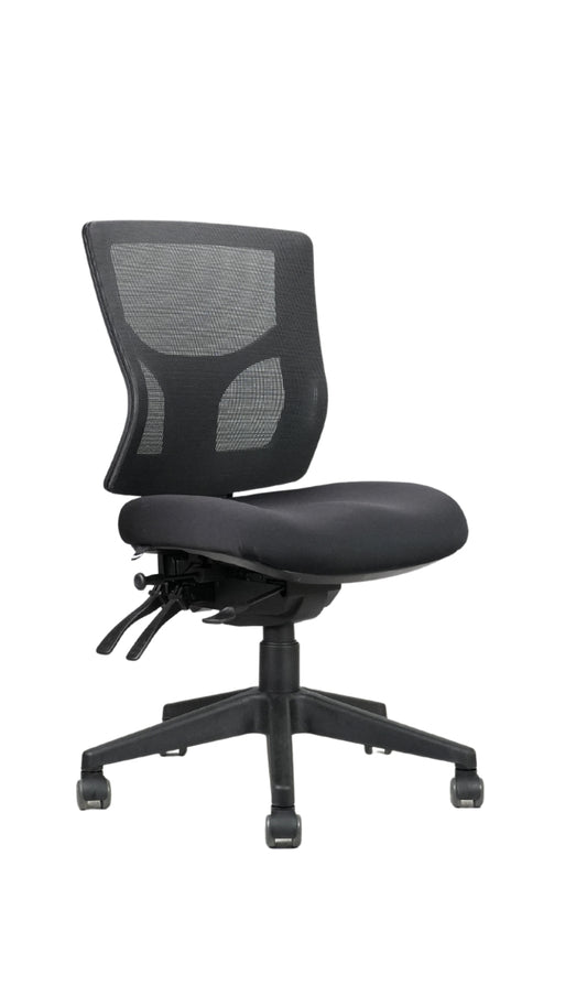 Milan Mesh Back Chair Black