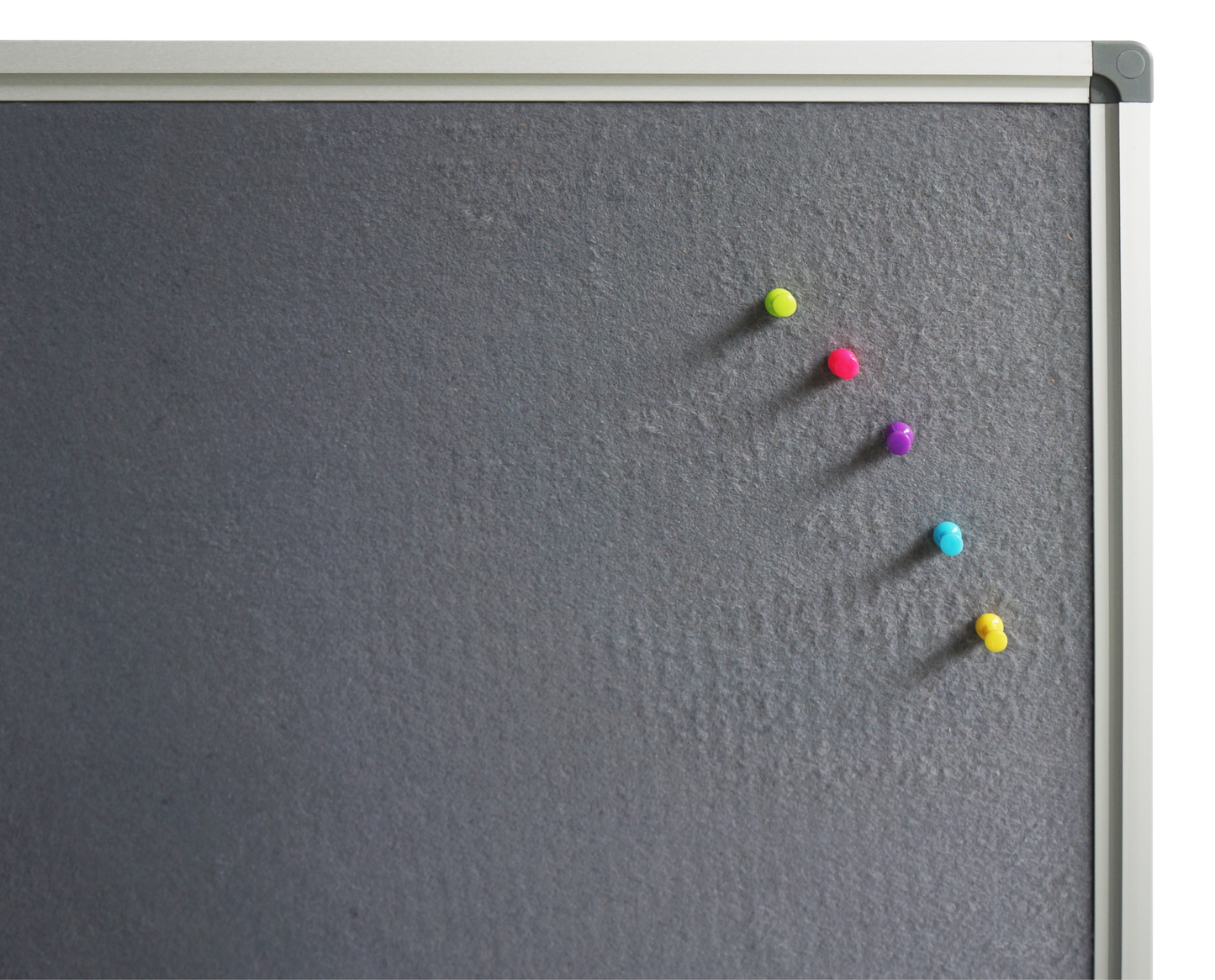 Pinboard 1800W x 1200H Pinboard - Grey Fabric