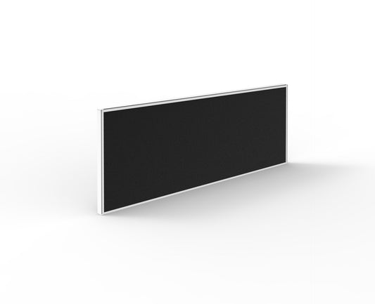 Shush30+ Desk Mounted Screen - 495mm H x 1200mm W x 30mm T BLACK/WHITE