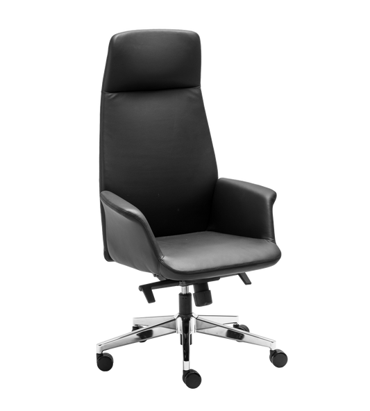 Accord High Back Chair Accord High Back - Black Leather