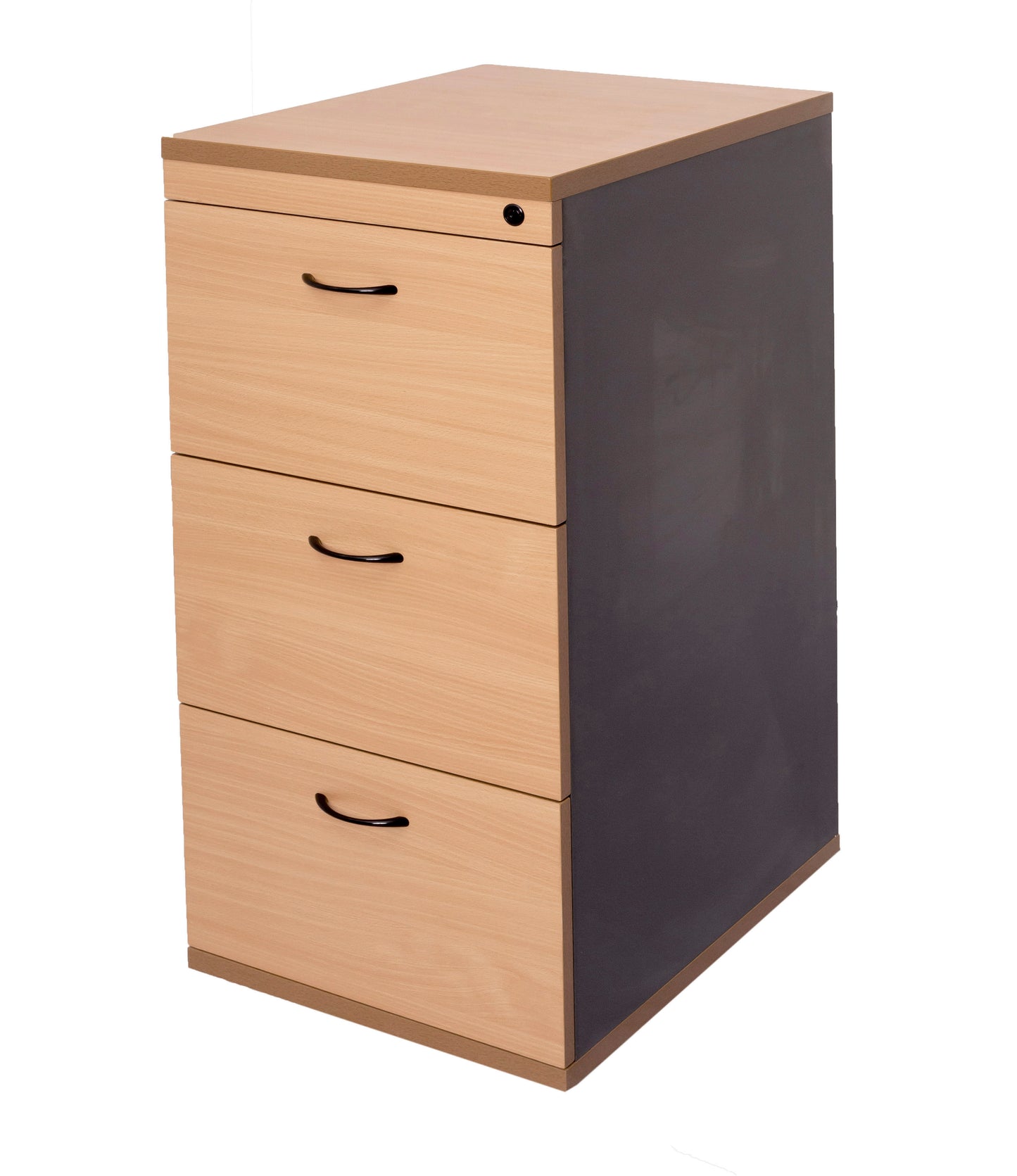 Rapid Worker Filing Cabinet 3 Dwr Filing Cabinet - Beech / Ironstone