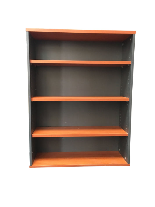 Rapid Worker Bookcase 1200mm H Bookcase - Cherry / Ironstone
