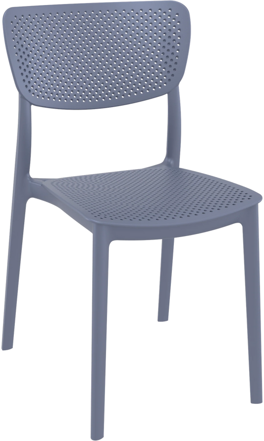 Siesta Lucy Chair polypropylene reinforced with glass fibre For indoor and outdoor use. Anthracite