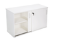 Span Credenza 1200W x 450D x 730H Credenza - Nat White