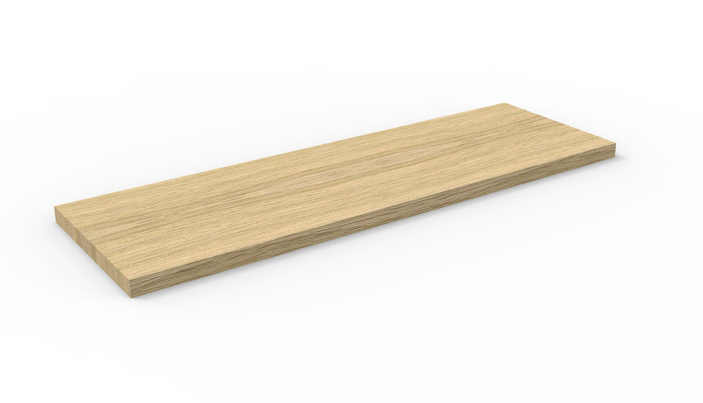 Rapid Worker Bookcase Shelf 858mm W Melamine Bookcase Shelf - Oak