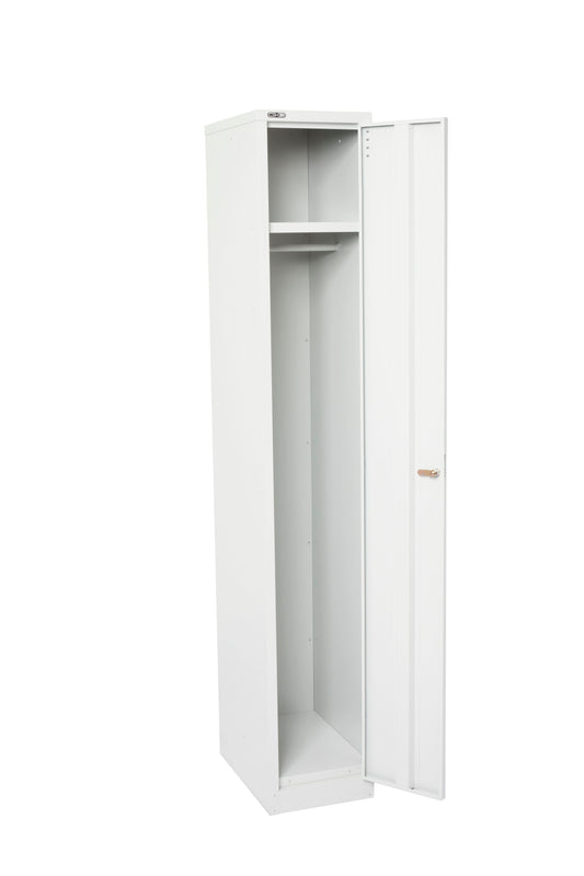 GO Steel Wide Locker GO Locker - 1 Door 380mm W - Silver
