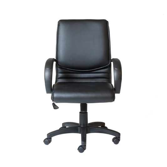 CL610 Medium Back PU Executive Chair Medium Back PU Executive Chair - Black