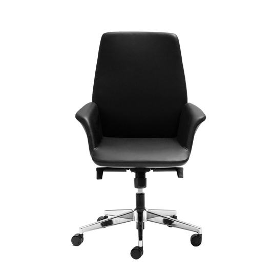 Accord Medium Back Chair Accord Medium Back - Black Leather