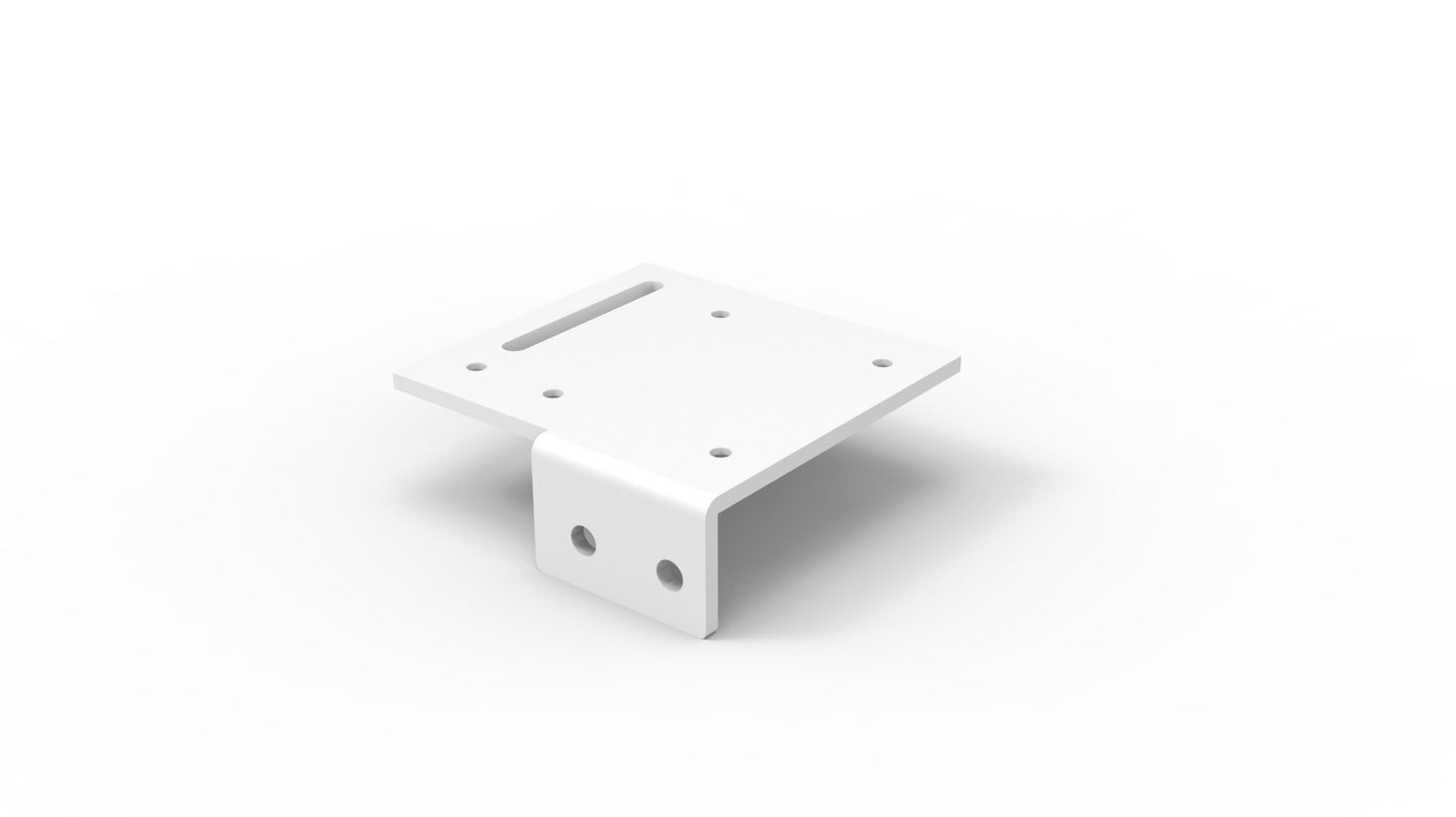 Shush30+ Screen Bracket - Set Of 2 - 122mm W x 100mm D x 40mm H WHITE