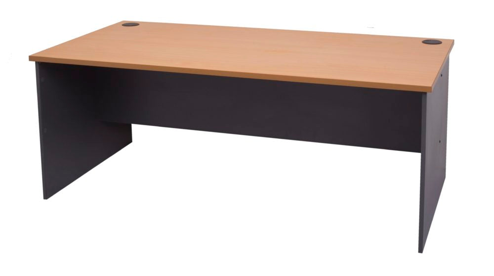 RAPID WORKER DESK 1800 X 900 X 730MM BEECH/IRONSTONE