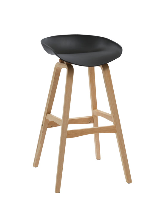 VIRGO Bar Stool Virgo Bar Stool - 760mm H - Black Seat