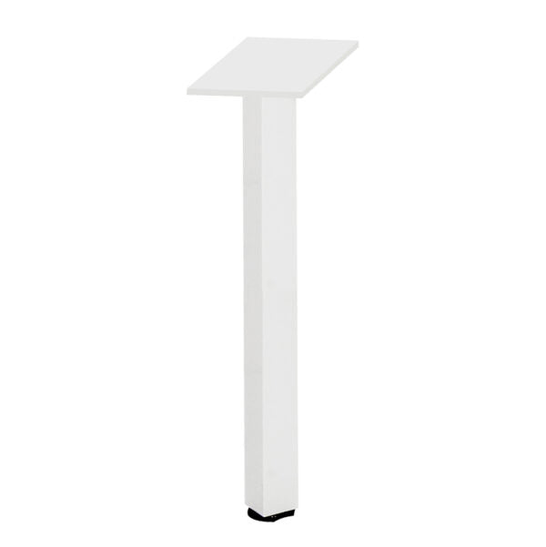 Corner Workstation Square Pole Corner Workstation Square Pole - White