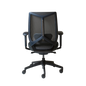 Arco Mesh Back Operator Chair Heavy Duty F020S Synchro Mechanism With 4 Locking Positions And Seat Slide BLACK