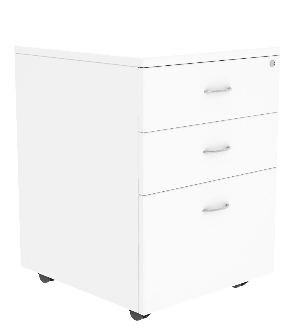 READY 2 GO Mobile 643H Pedestal 2 Pen 1 File WHITE