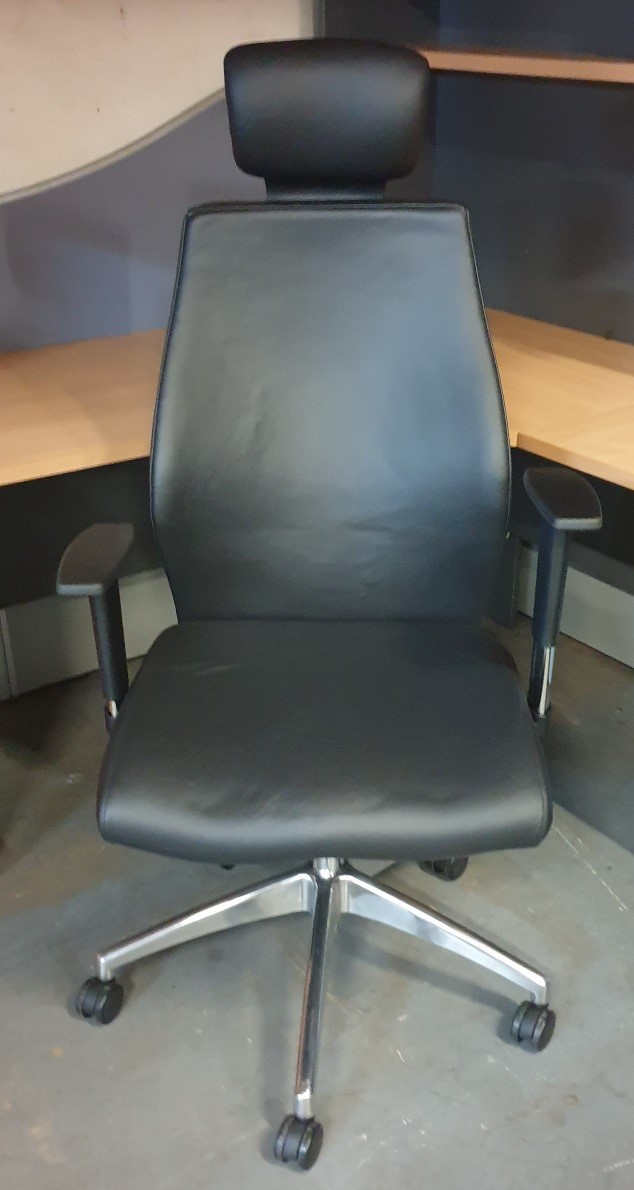 Black Leather Boardroom Chairs